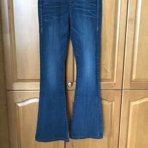 True Religion flare bottom pull on jeans